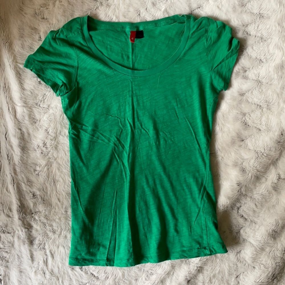 H&M Divided Dark Forest Green Shirt Size 4 Small